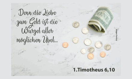 Darf ein Christ reich sein? – Teil 1