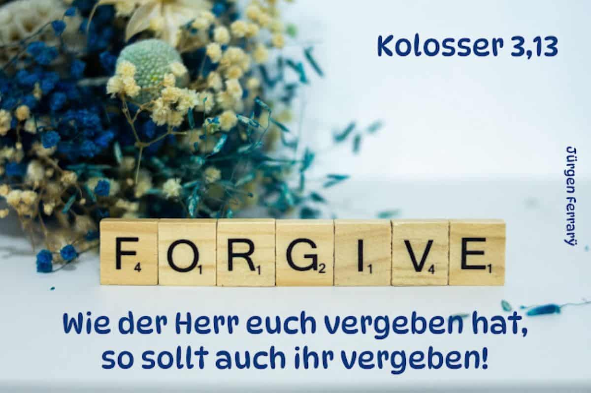 Holzbuchstaben Forgive
