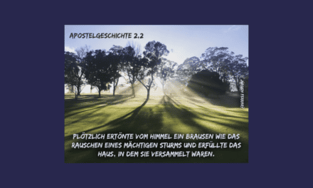 The day after –  Geist Gottes