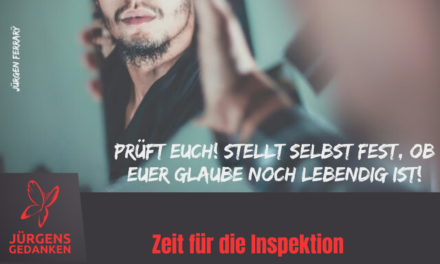 Zeit für die Inspektion