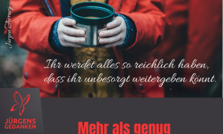 Mehr als genug